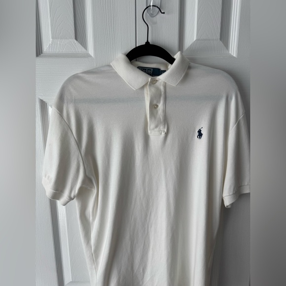 Polo Ralph Lauren Other - sold Lauren White Polo with Navy Pony Logo Size Small Classic Fit Quiet Luxury